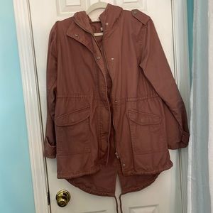 Pink cargo jacket